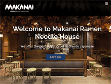 Tablet Screenshot of makanai.com.au